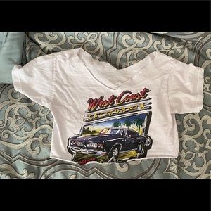 cropped west coast tee